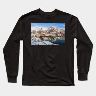 A Goat, an Island, a Fjord Long Sleeve T-Shirt